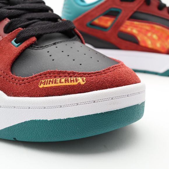 PUMA MINECRAFT Slipstream Sneakers Russet Brown Teal Green Big Kids Junior 6 - Picture 10 of 16